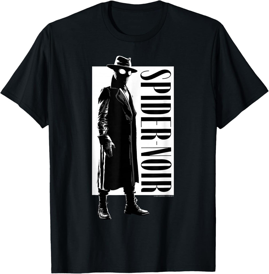 Marvel Spider-Noir Series Spider-Noir Trenchcoat Silhouette T-Shirt
