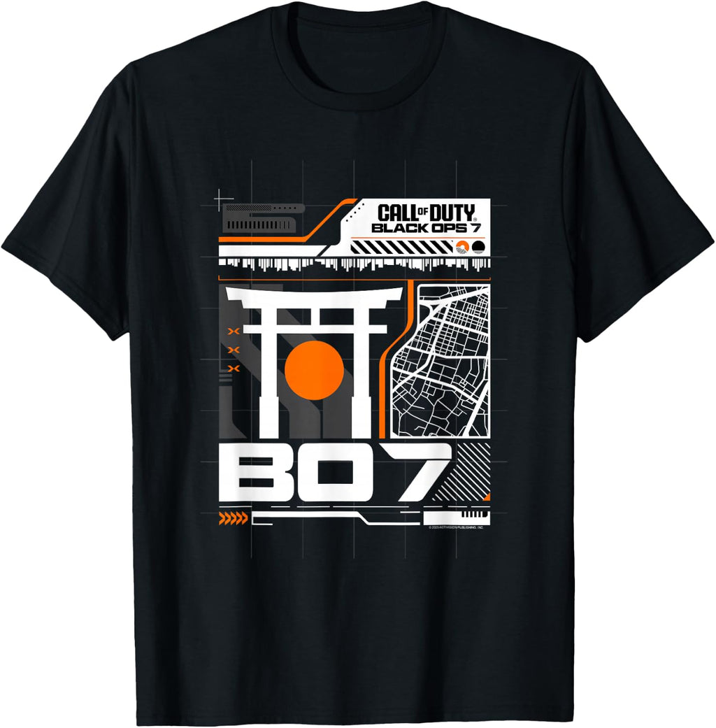 Call of Duty Black Ops 7 Modern Map FPS Video Game T-Shirt