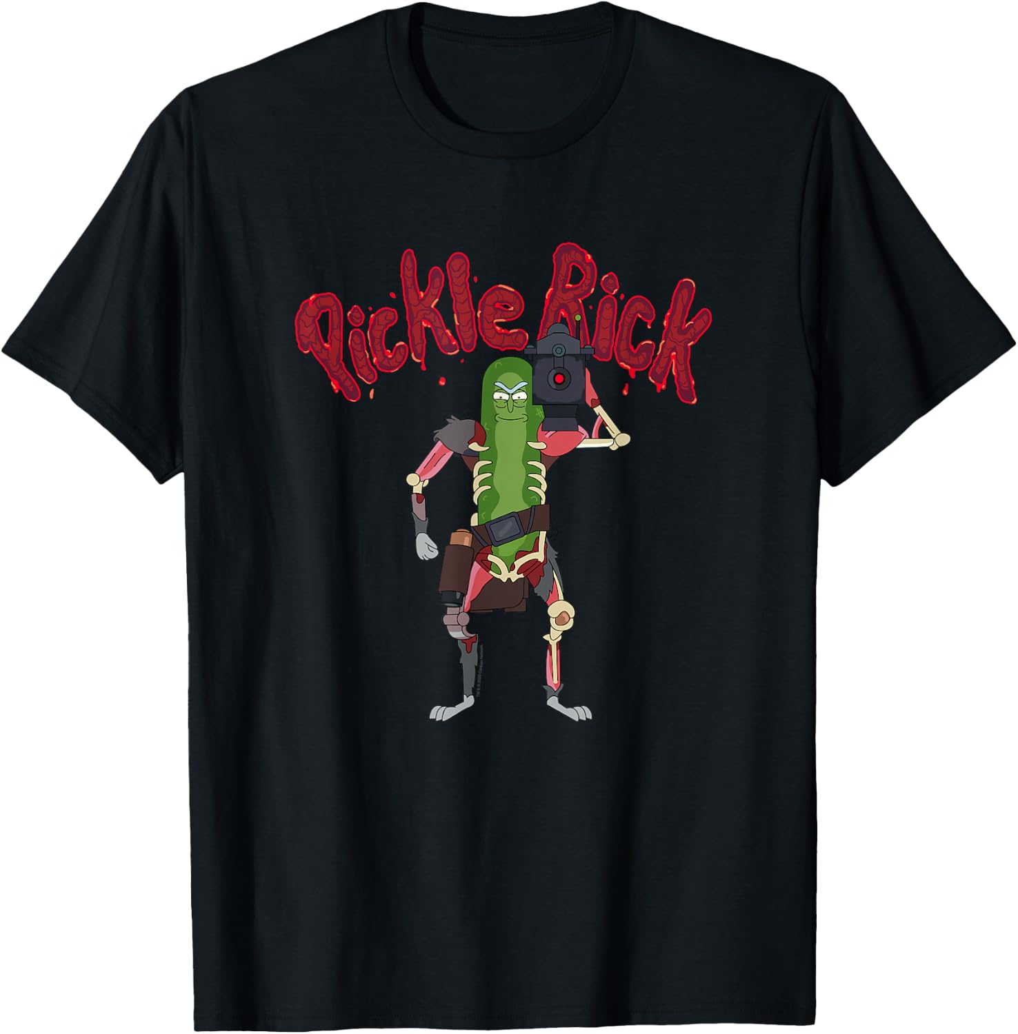 Rick and Morty Pickle Rick Laser Slice Type T-Shirt