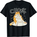 Fat Cat Chonk Scale Chonky Meme Chonker Cat T-Shirt
