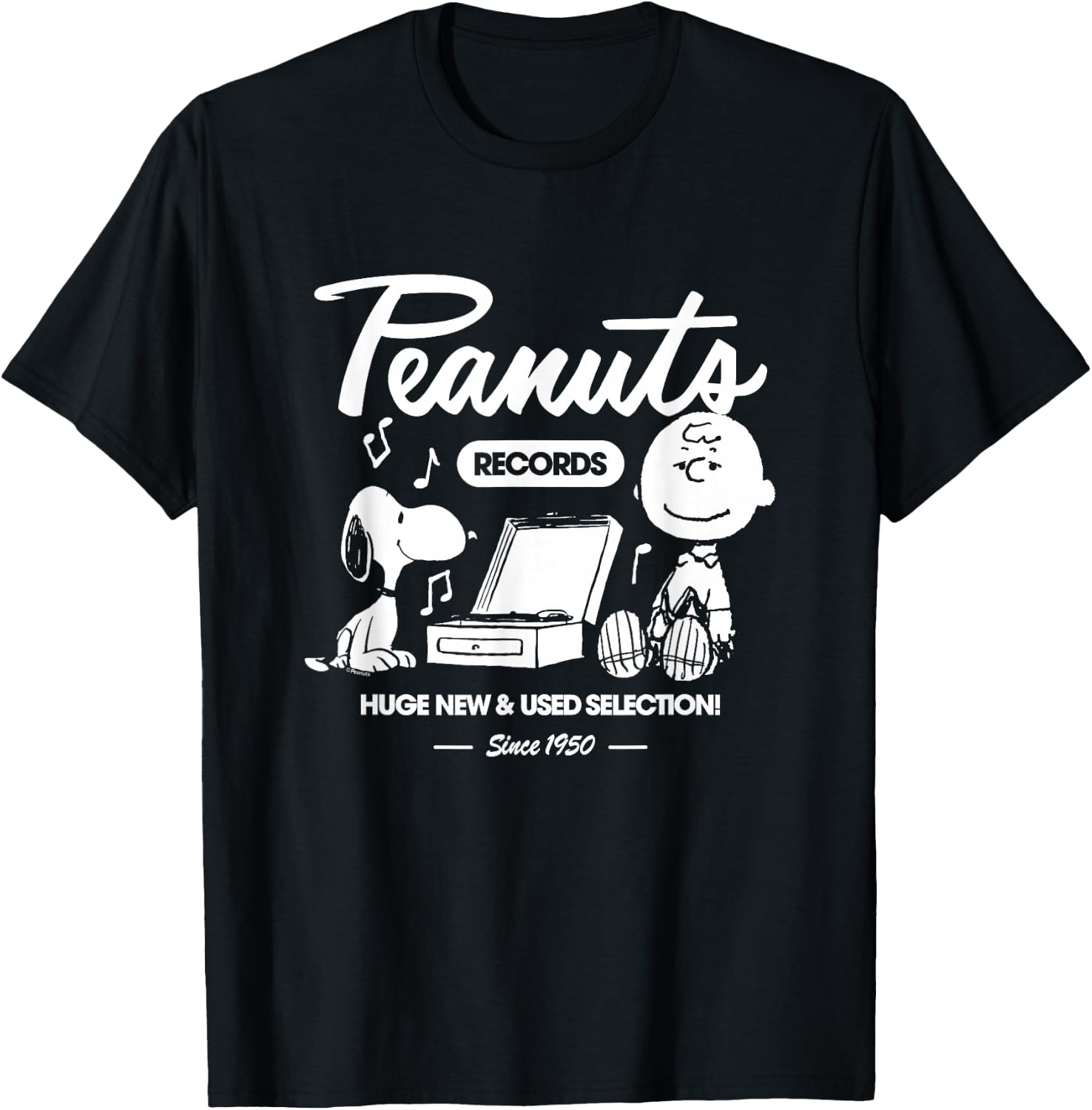 Peanuts - Snoopy Charlie Brown Record T-Shirt