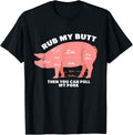 BBQ Grill Pig Shirt Funny Pork I'd Smoke That Roast T-Shirt
