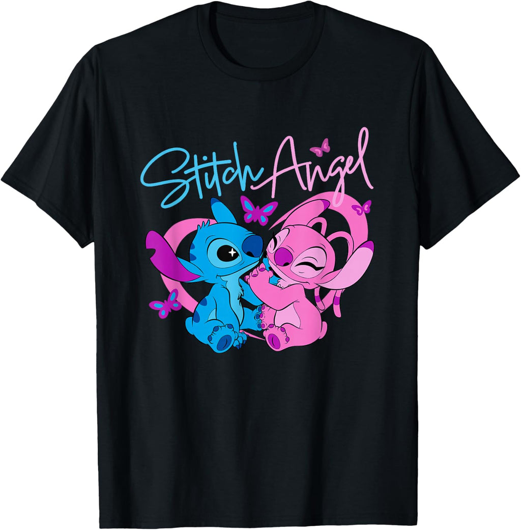 Disney Lilo & Stitch: The Series Angel with Butterflies T-Shirt