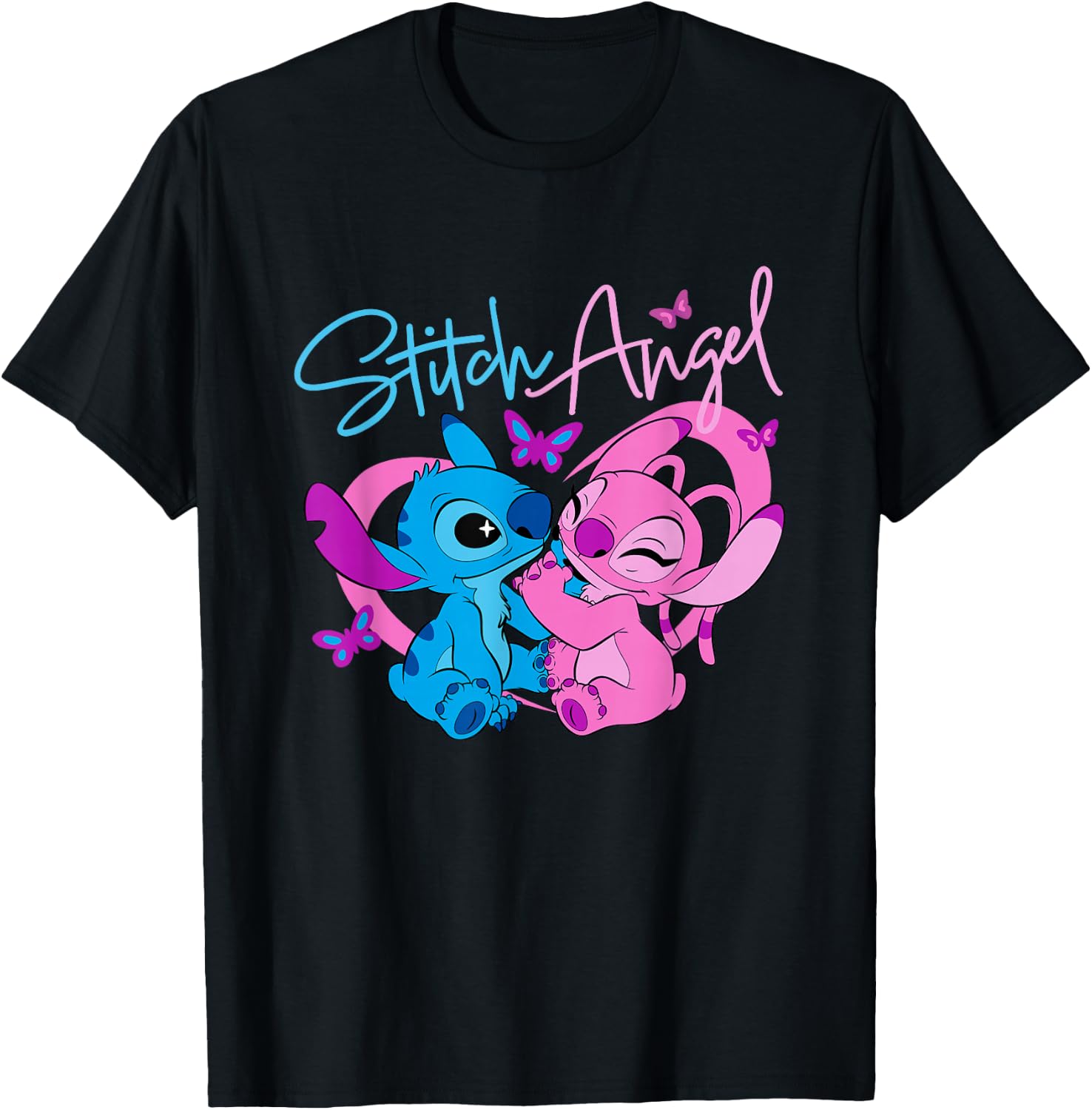 Disney Lilo & Stitch: The Series Angel with Butterflies T-Shirt