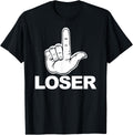 Loser L Hand Sign Funny Loser Hand Sign T-Shirt