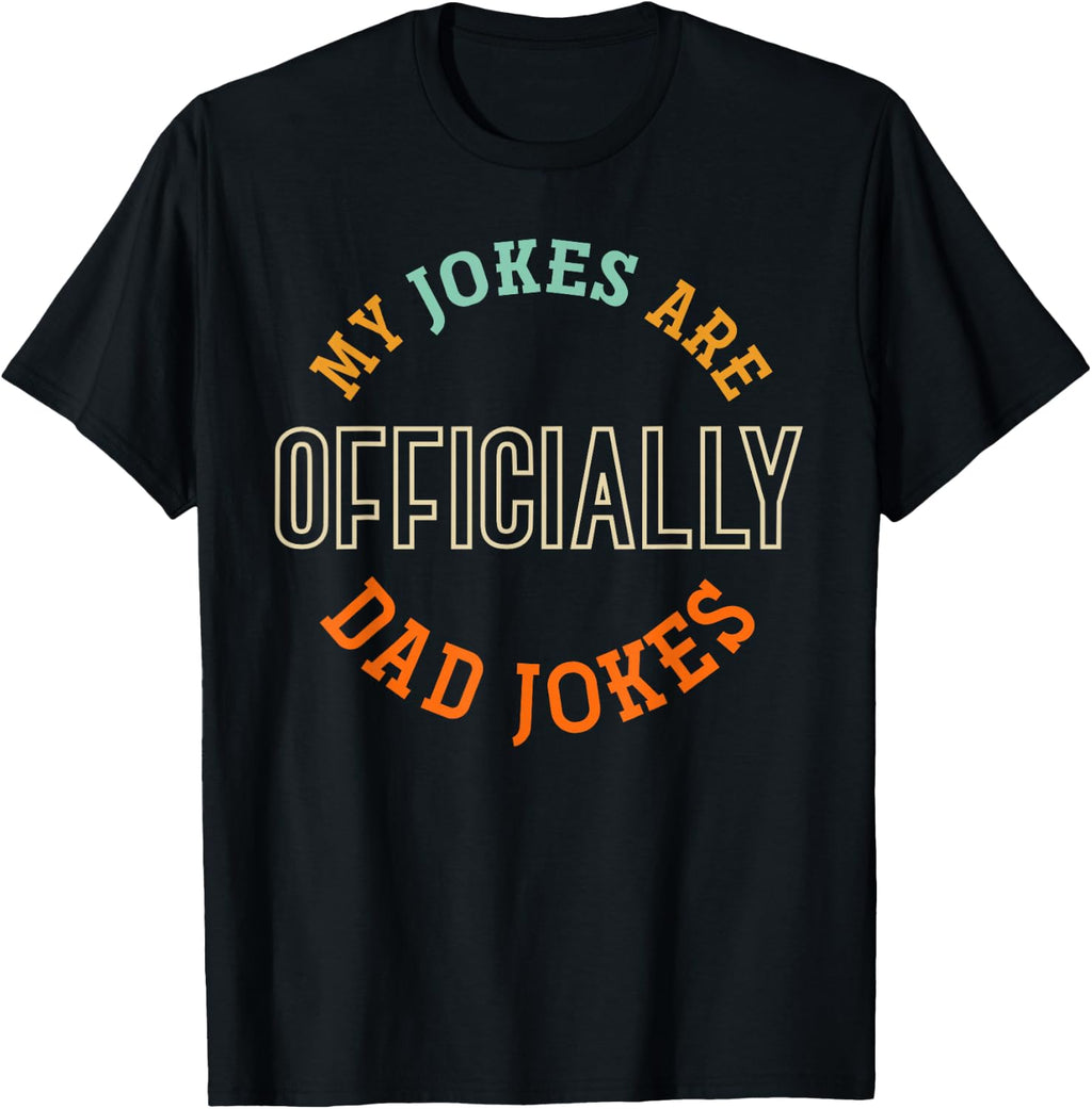 Meine Witze sind offiziell Vater Jokes Men's Day Dad Jokes T-Shirt