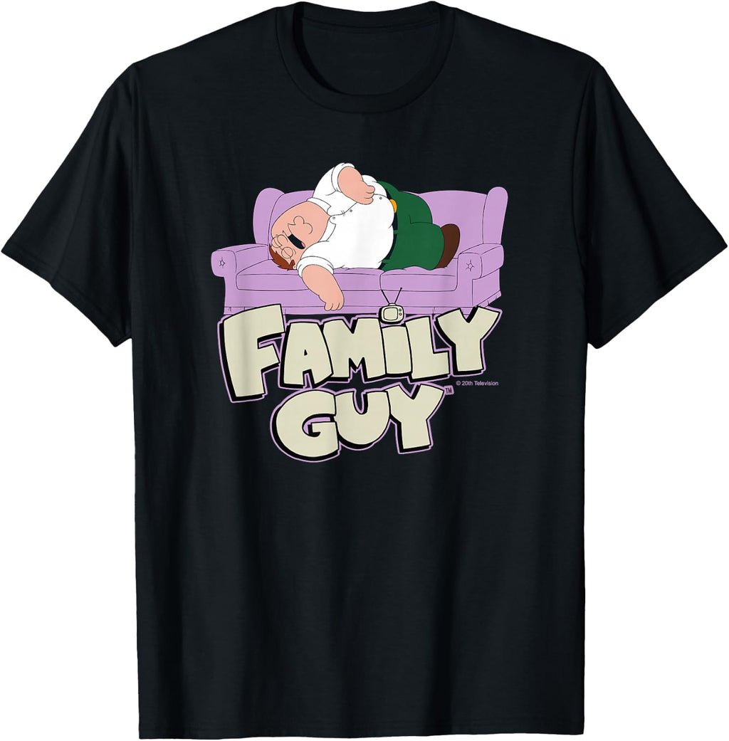 Family Guy Peter Griffin Couch Nap T-Shirt Small