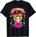 Viva Mexico Shirt Kids Girls Flores Mexican Independence Day T-Shirt