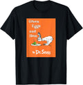 Dr. Seuss Green Eggs and Ham Book Cover, Officially Licensed T-Shirt