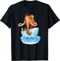 Ice Age Manfred Diego Sid and Scrat on Iceberg T-Shirt