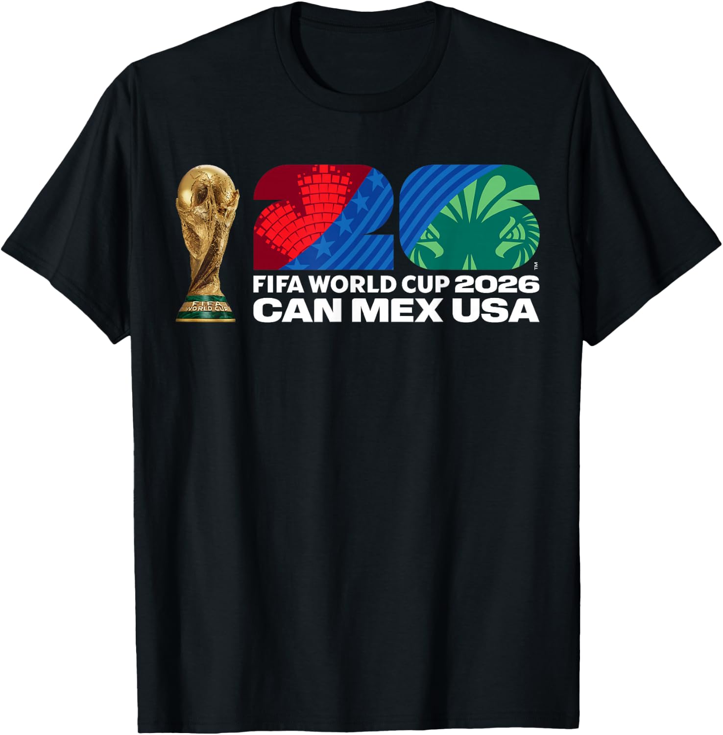 FIFA World CUP26 FIFA Host Country Trophy Color T-Shirt