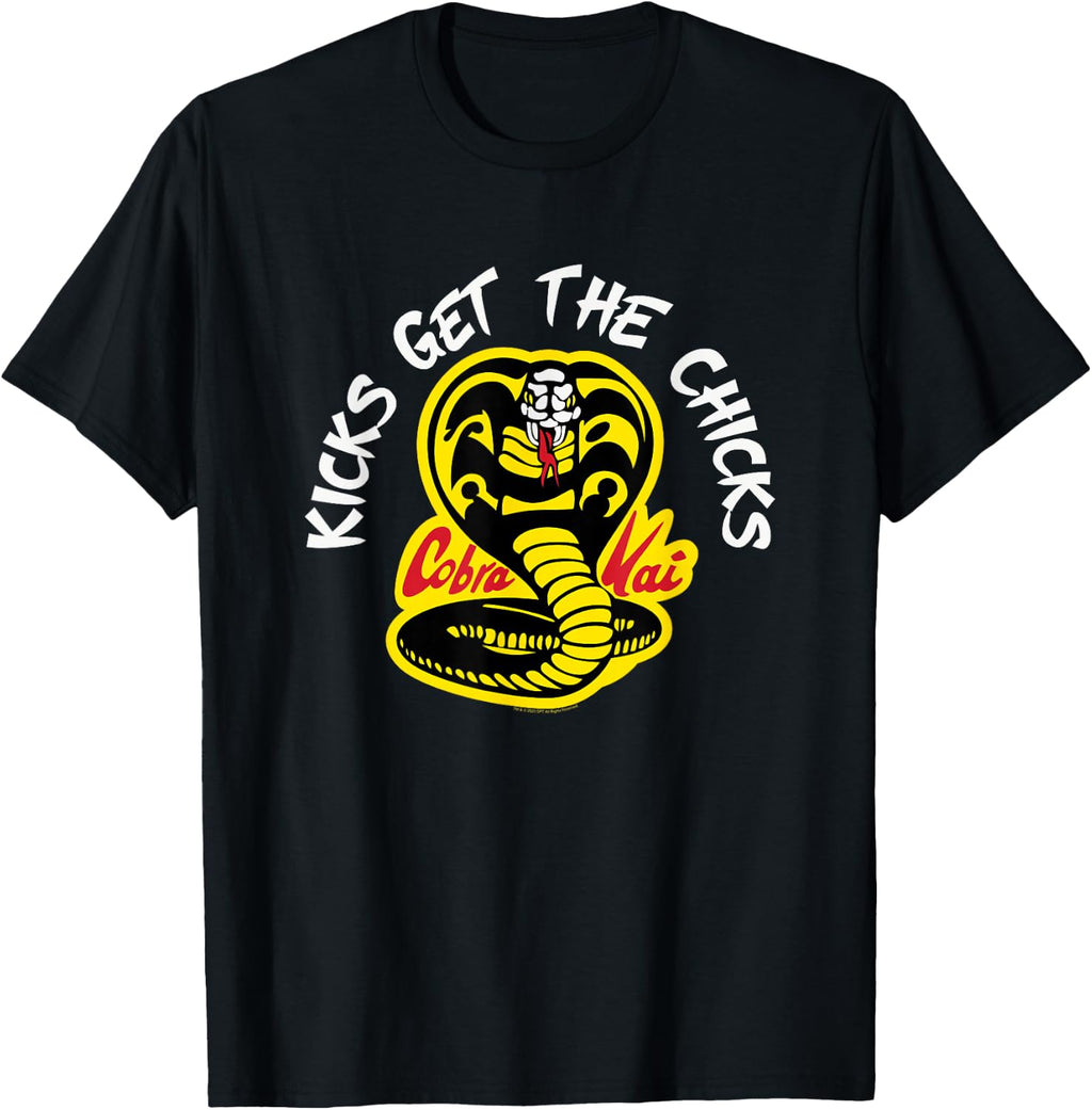 Cobra Kai Kicks Get The Chicks T-Shirt