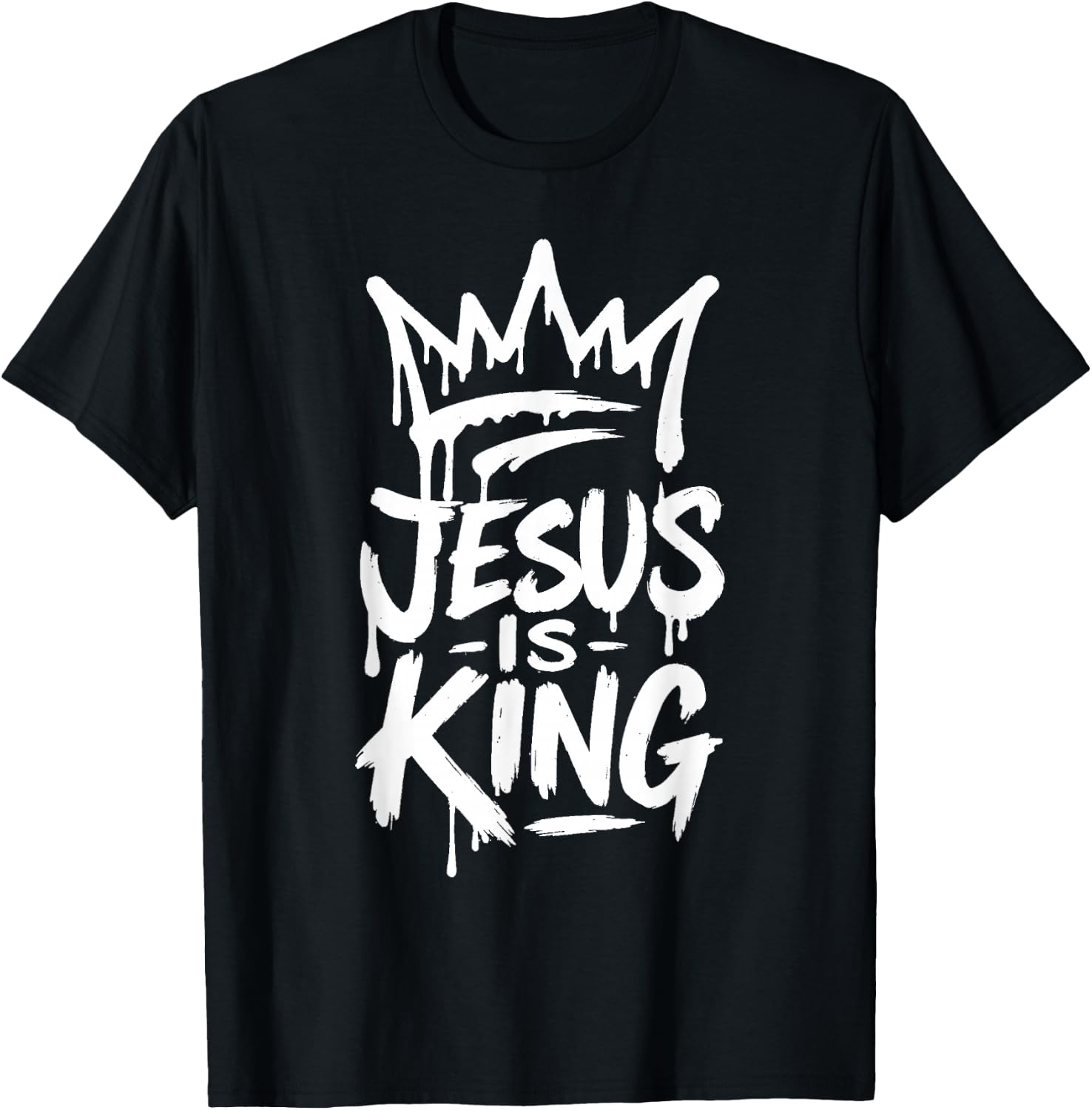 Jesus is King | Crown Design Inspired by Faith T-Shirt