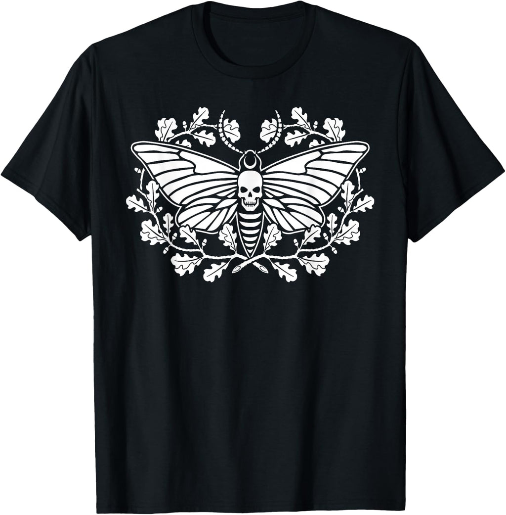 Death's Head Hawk Moth Folkloric Wiccan Nature Witch T-Shirt