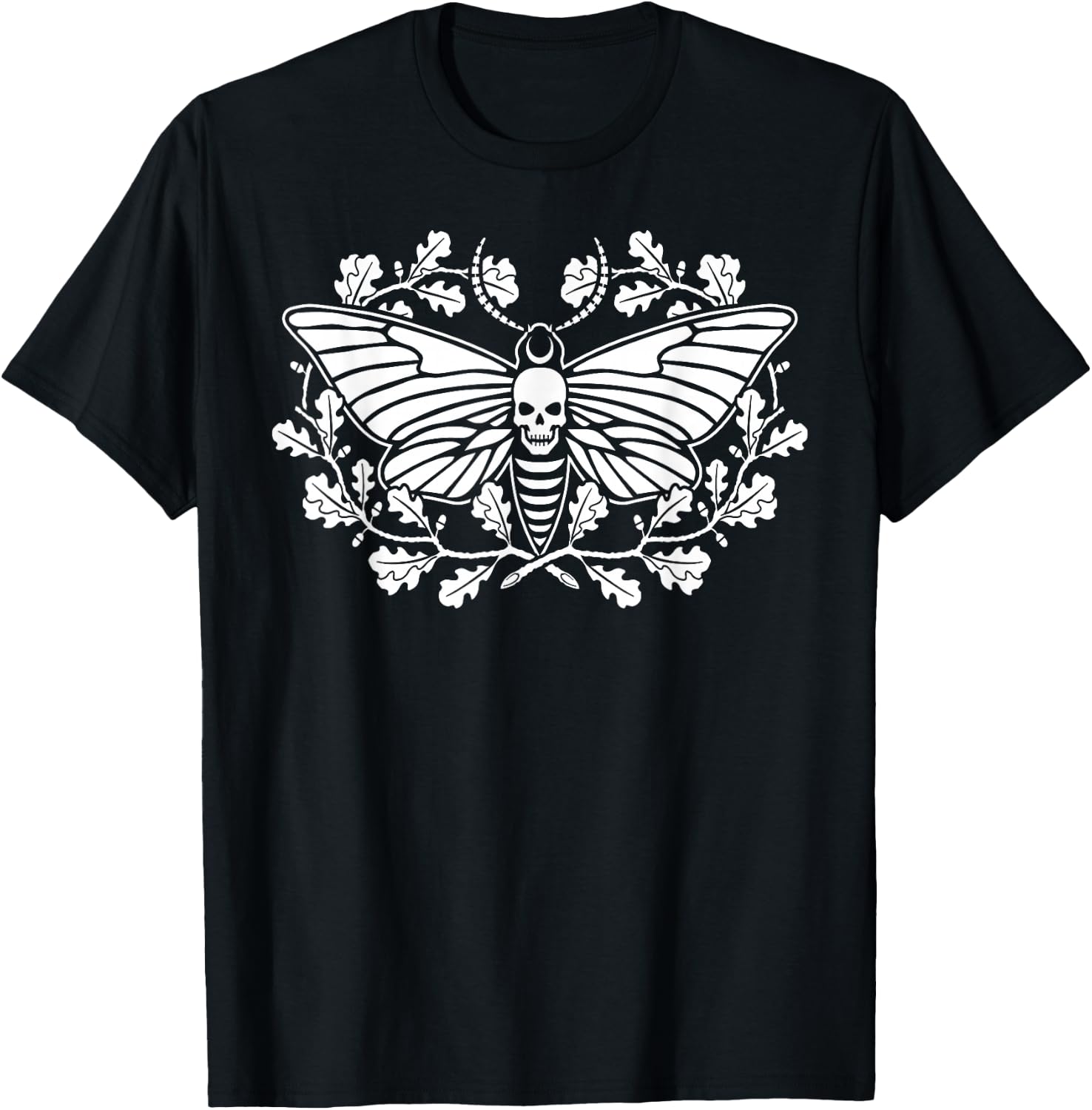 Death's Head Hawk Moth Folkloric Wiccan Nature Witch T-Shirt