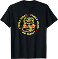 Cobra Kai Strike First Cobra Logo TV Show T-Shirt