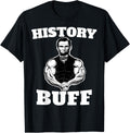 History Buff Funny Abraham Lincoln Weightlifting T-Shirt Small