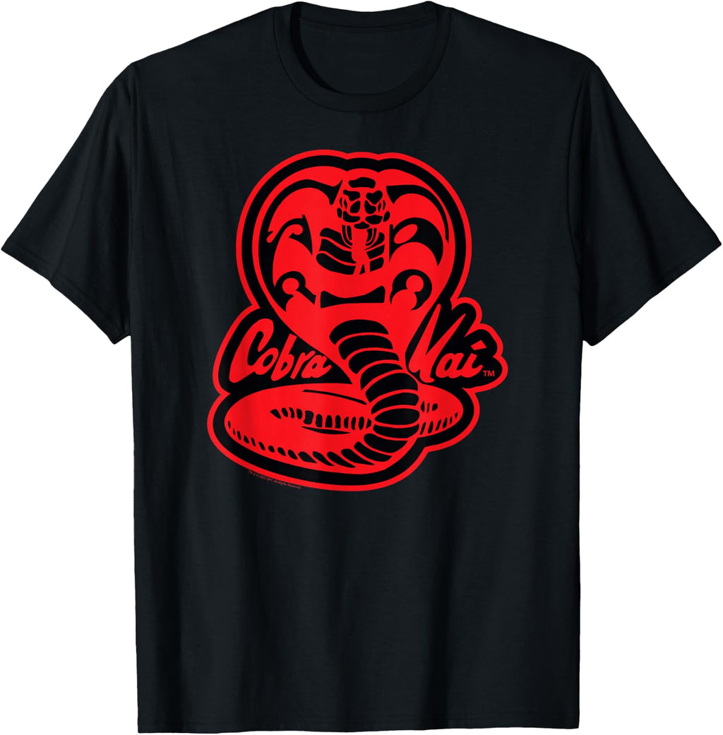 Cobra Kai Red and Black Cobra Logo TV Show T-Shirt
