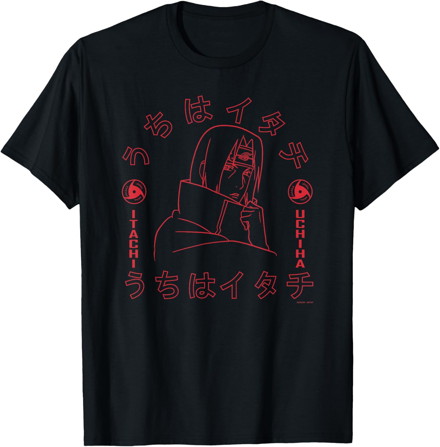 Naruto Shippuden Itachi of the Sharingan Short Sleeve T-Shirt