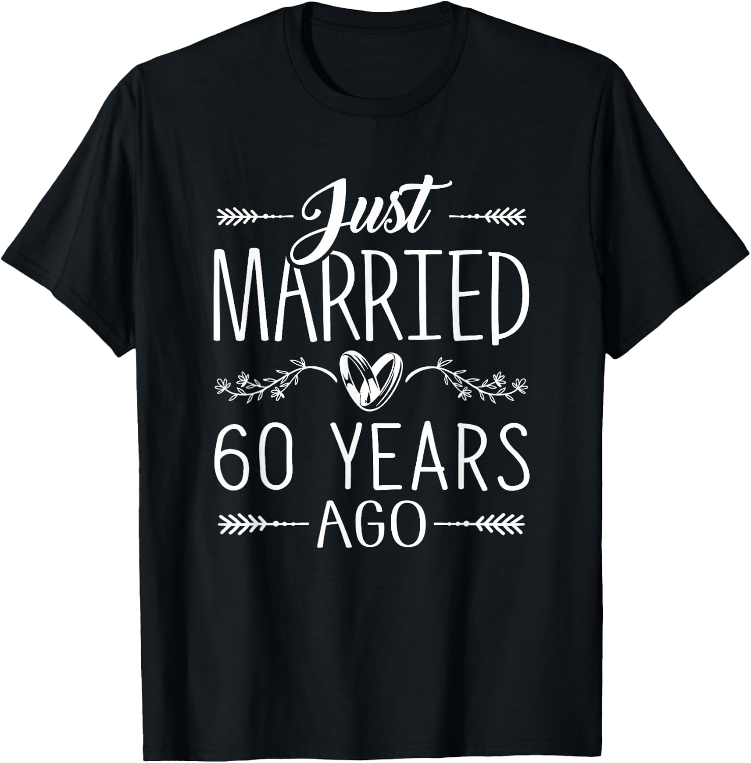 60th Wedding Anniversary Parents Couples 60 Year Anniversary T-Shirt