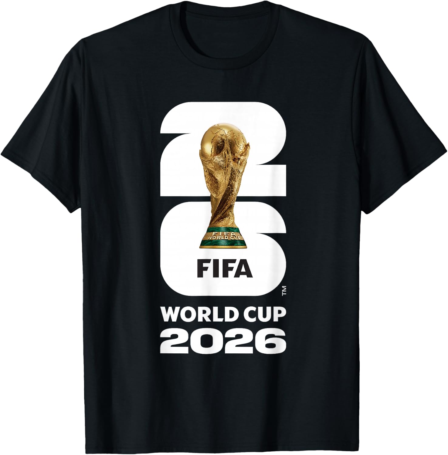 FIFA World Cup 26 Gold Trophy Tees T Shirts for Men and Women