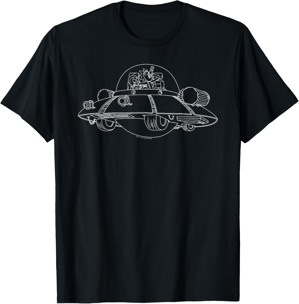 Rick & Morty Drinking In Space T-shirt T-Shirt