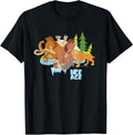 20th Century Fox Ice Age 20th Anniversary Exclusive Unisex-Adults T-Shirt, Black, Short Sleeve, Small