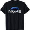 Nope Blue Cloud Logo T-Shirt