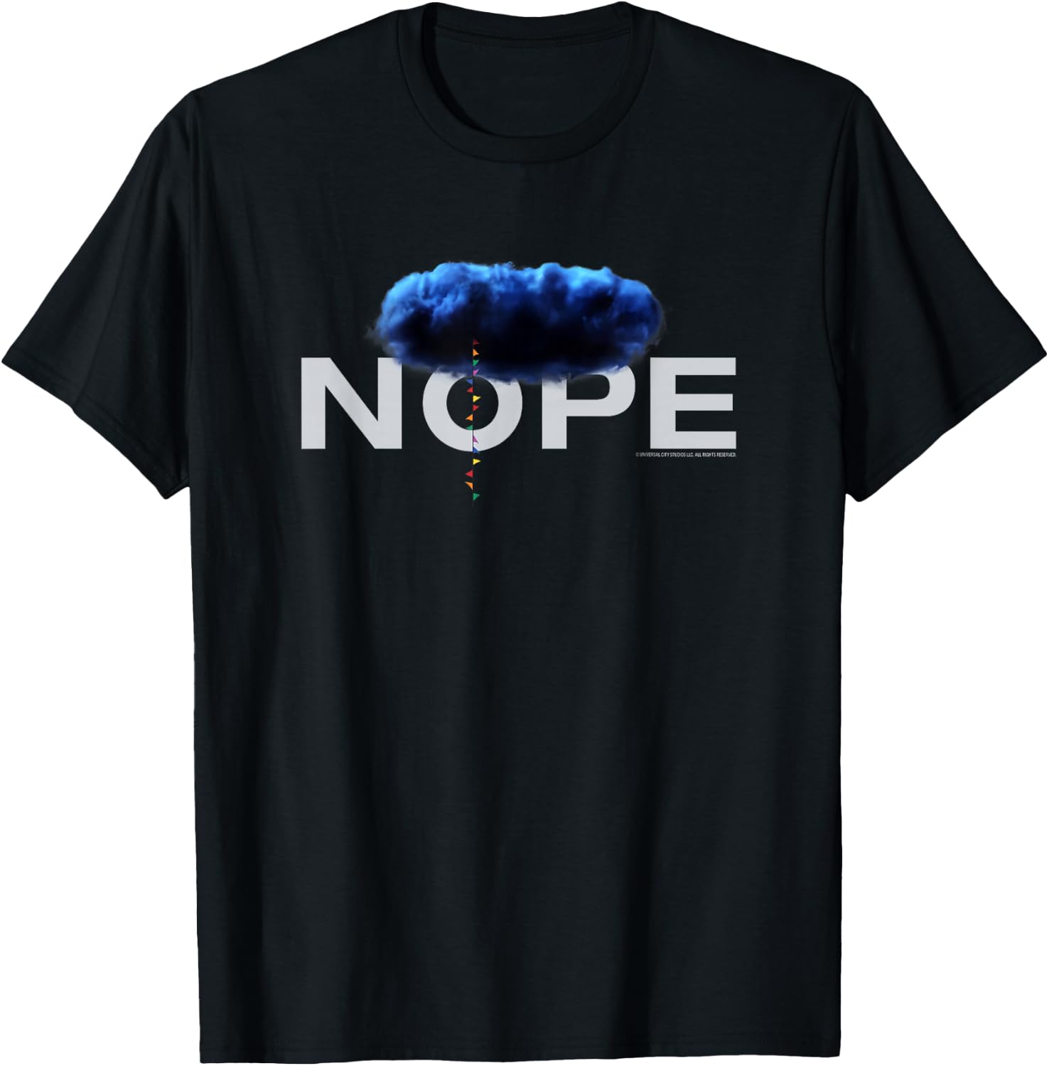 Nope Blue Cloud Logo T-Shirt