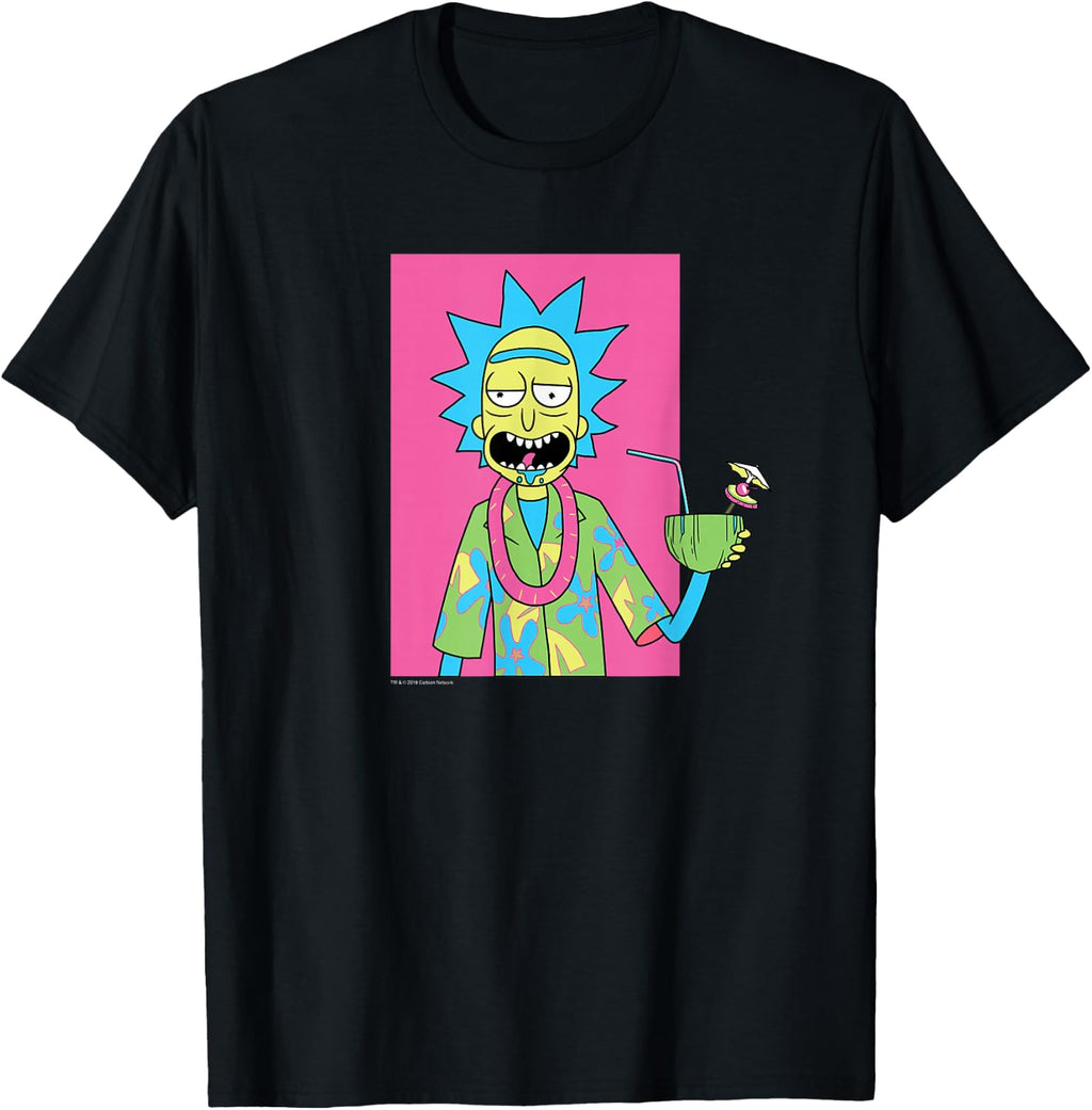 Rick and Morty Tropical Drink T-shirt T-Shirt