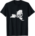 Syracuse Area Code 315 Shirt, New York Souvenir Gift T-Shirt
