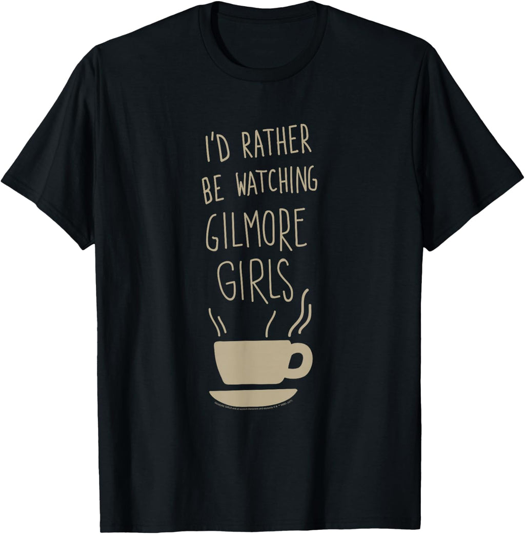 Gilmore Girls I'd Rather Be Watching Handwritten TV Show T-Shirt