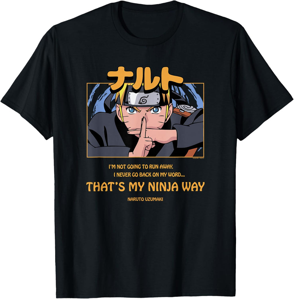 Naruto Shippuden Closed Caption Ninja Way Anime T-Shirt