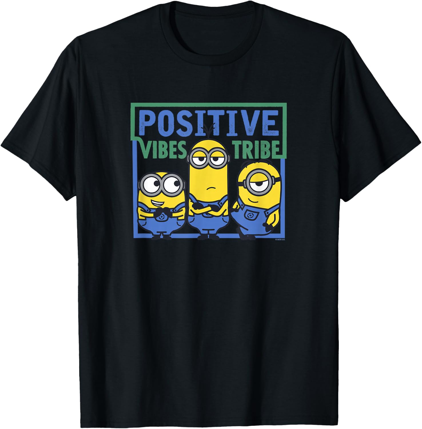 Minions Positive Vibes Tribe Group Shot T-Shirt