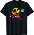 Silly Goose Driving Nostalgic Toy Car Honk Honk Funny Meme T-Shirt