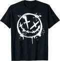 Evil Smile Face Splitter Silhouette Party T-Shirt