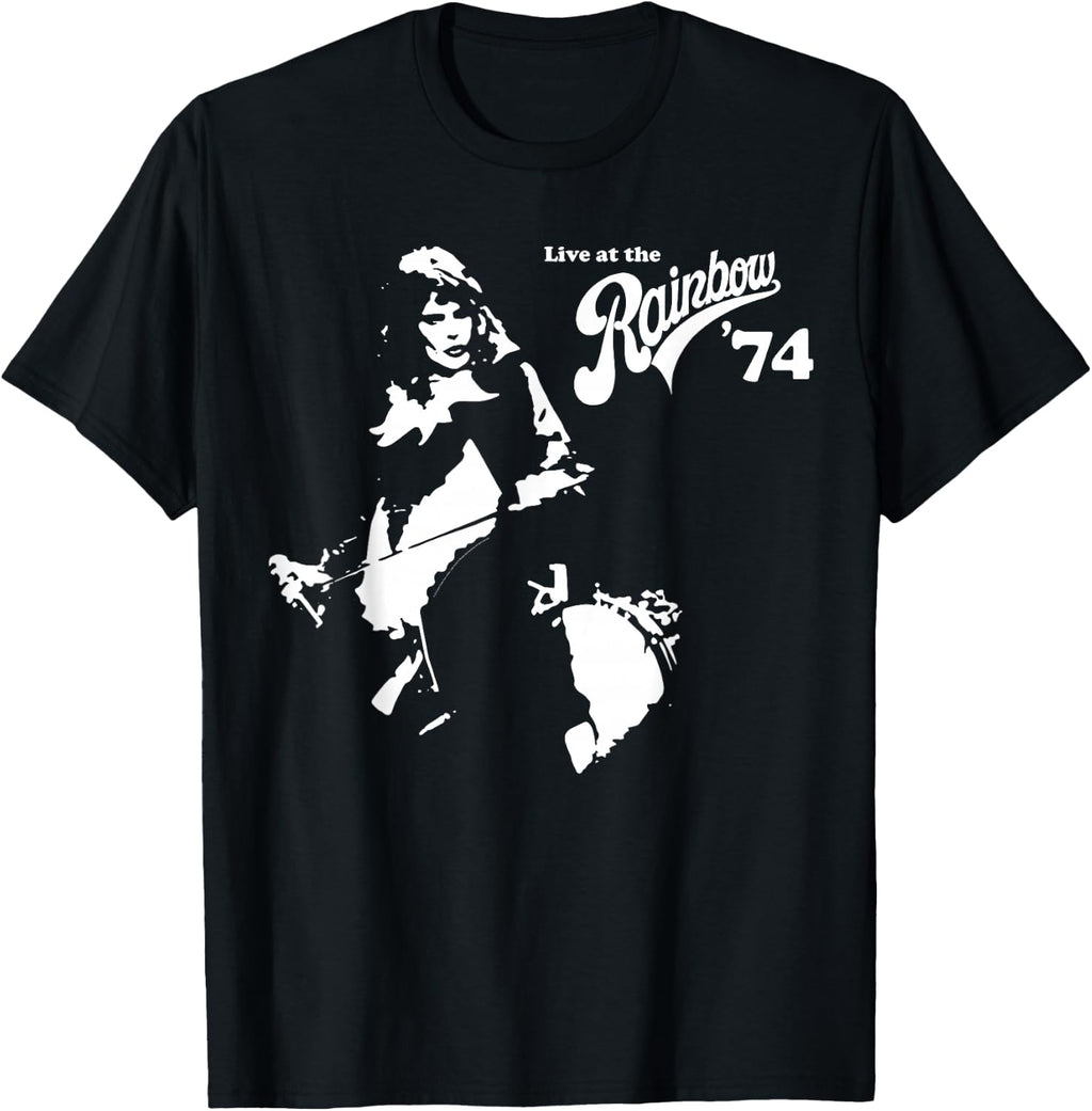 Queen Official Live at The Rainbow 74 Freddie T-Shirt
