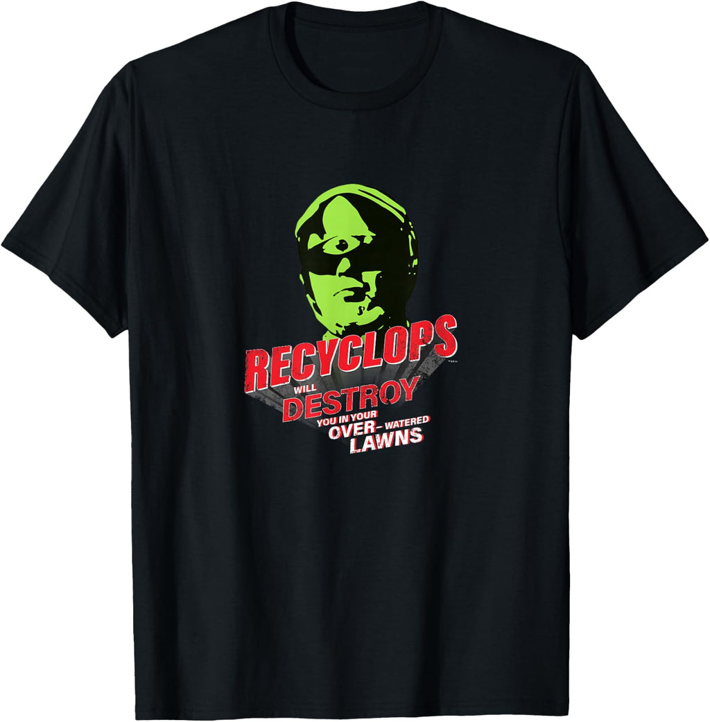 The Office Dwight Schrute Recyclops Over-Watered Lawn Tee T-Shirt