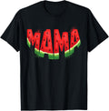 Funny Mama Watermelon Summer Fruit Family Matching Birthday T-Shirt