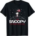 Peanuts - Snoopy Flag Moon T-Shirt
