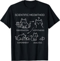 Scientific Meowthod Funny Science Cat Teacher Student Cool T-Shirt