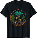 Retro UFO Aliens Extraterrestrial Outer Space Ship Galaxy T-Shirt