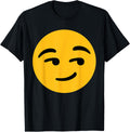 Funny Emoticon Smirking Sarcastic Face of Contempt T-Shirt