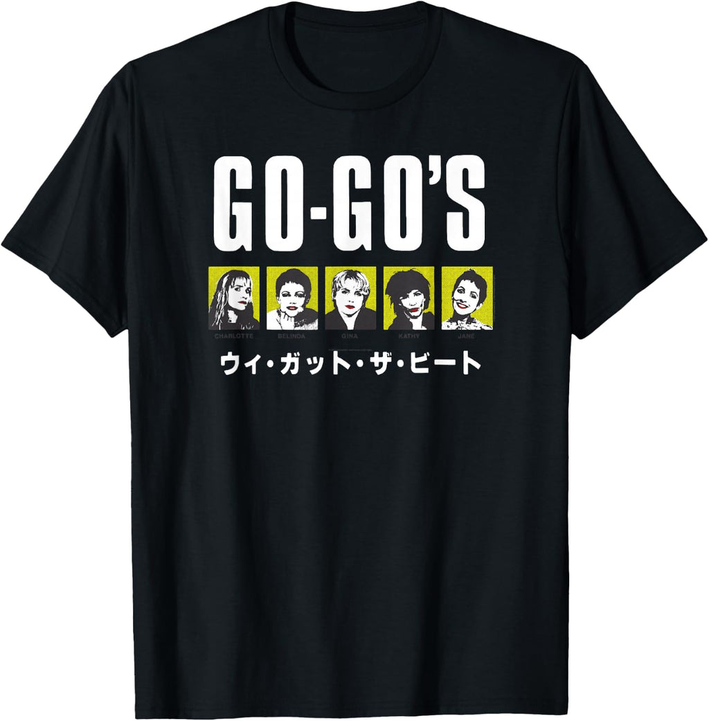 The Go-Go's - Charlotte, Belinda, Gina, Kathy, Jane T-Shirt