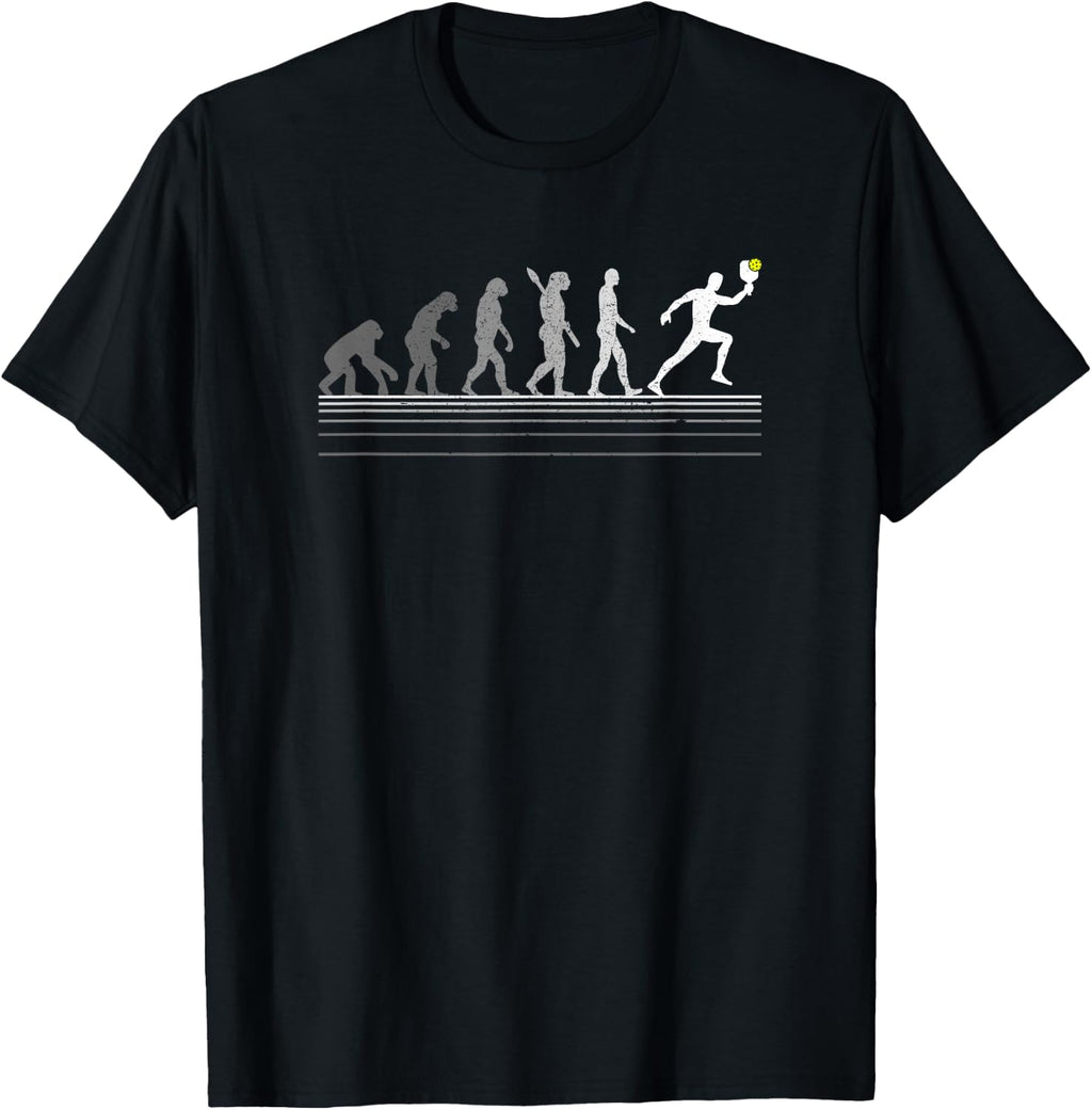 Pickleball Evolution of Man Funny Gift T-Shirt