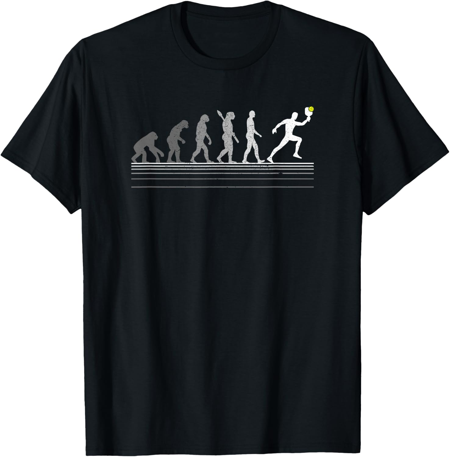 Pickleball Evolution of Man Funny Gift T-Shirt