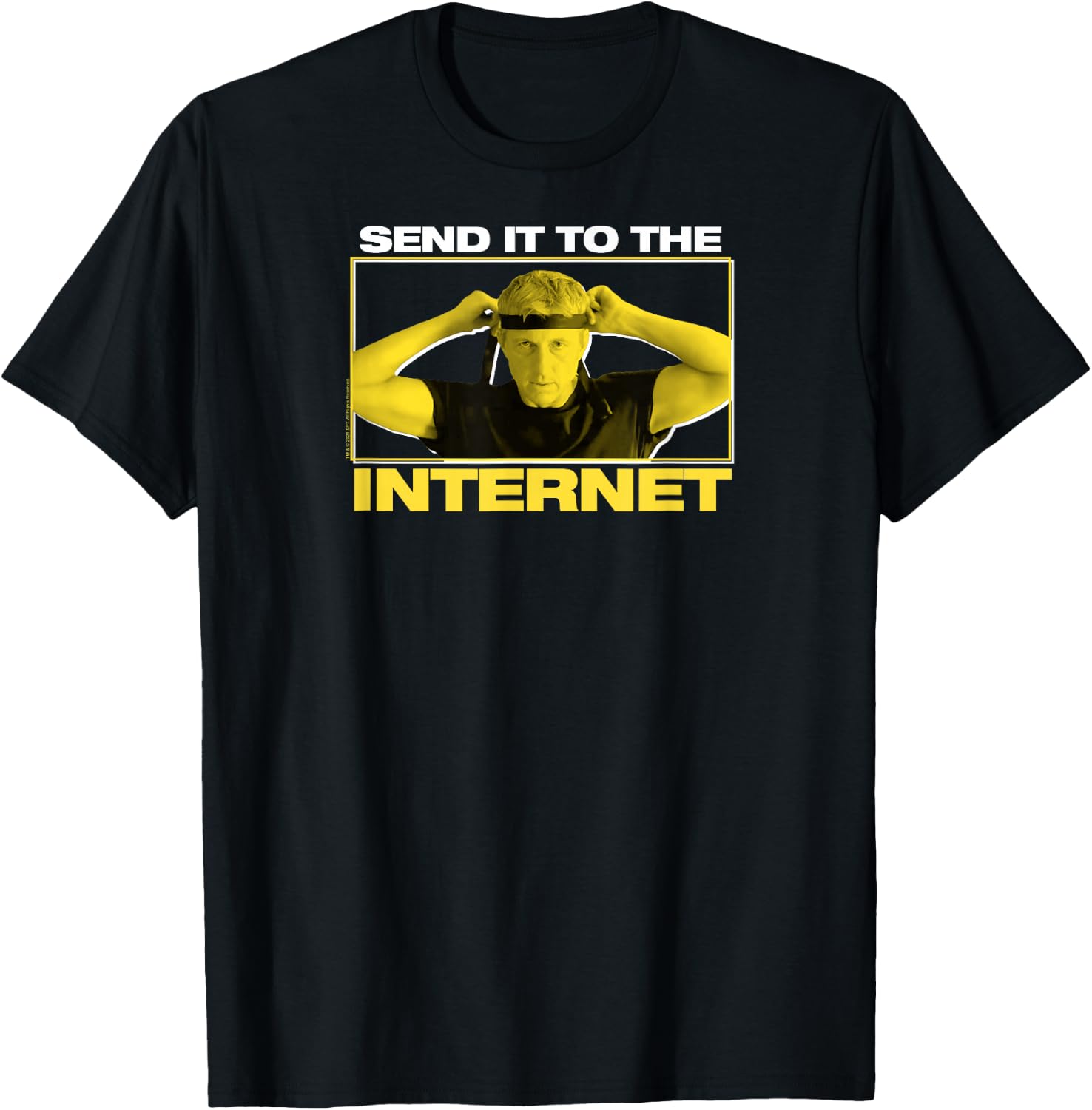 Cobra Kai Send It to the Internet Johnny Meme TV Show T-Shirt