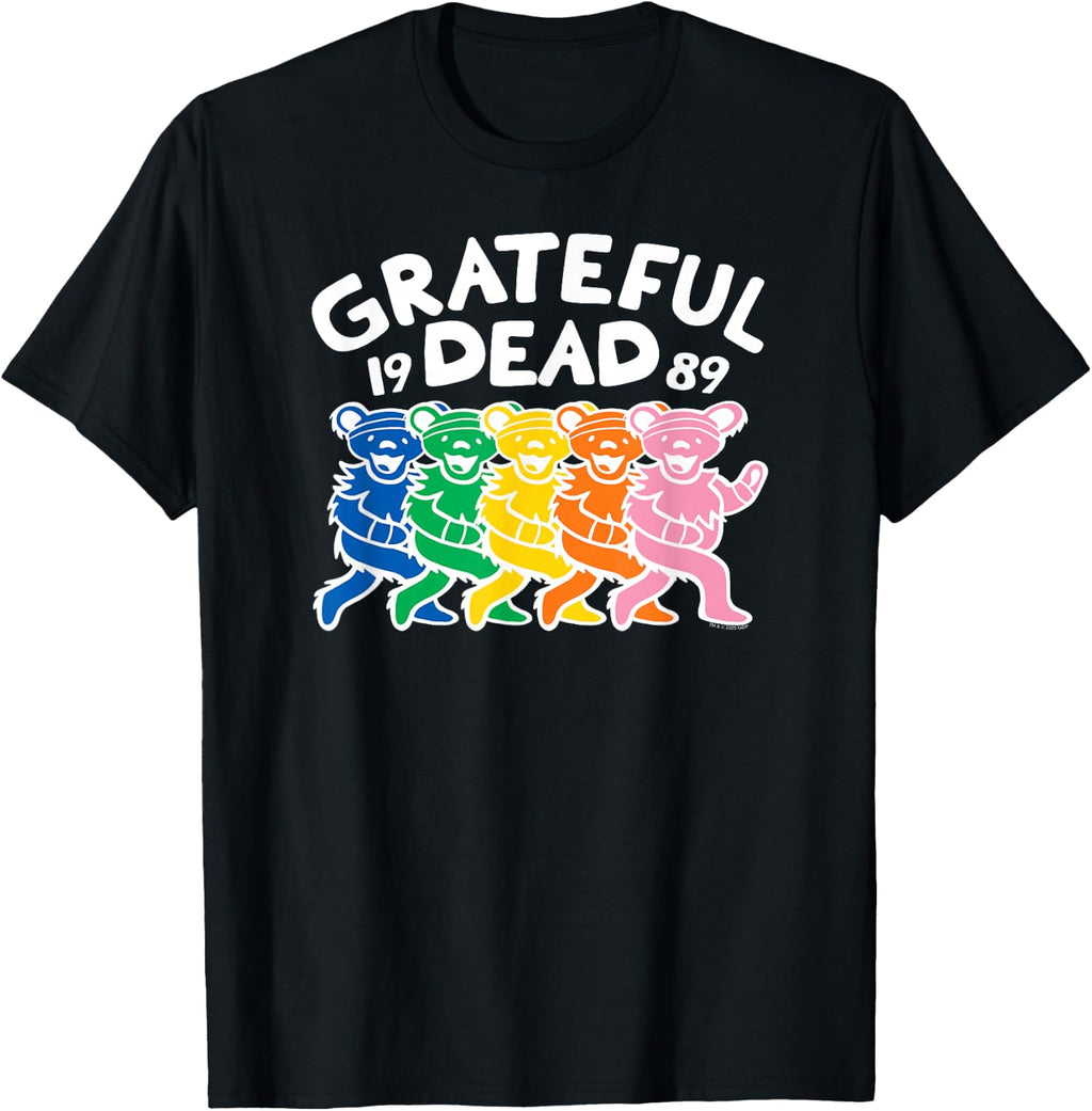 Grateful Dead Dancing Bears on The Run Vintage Band T-Shirt