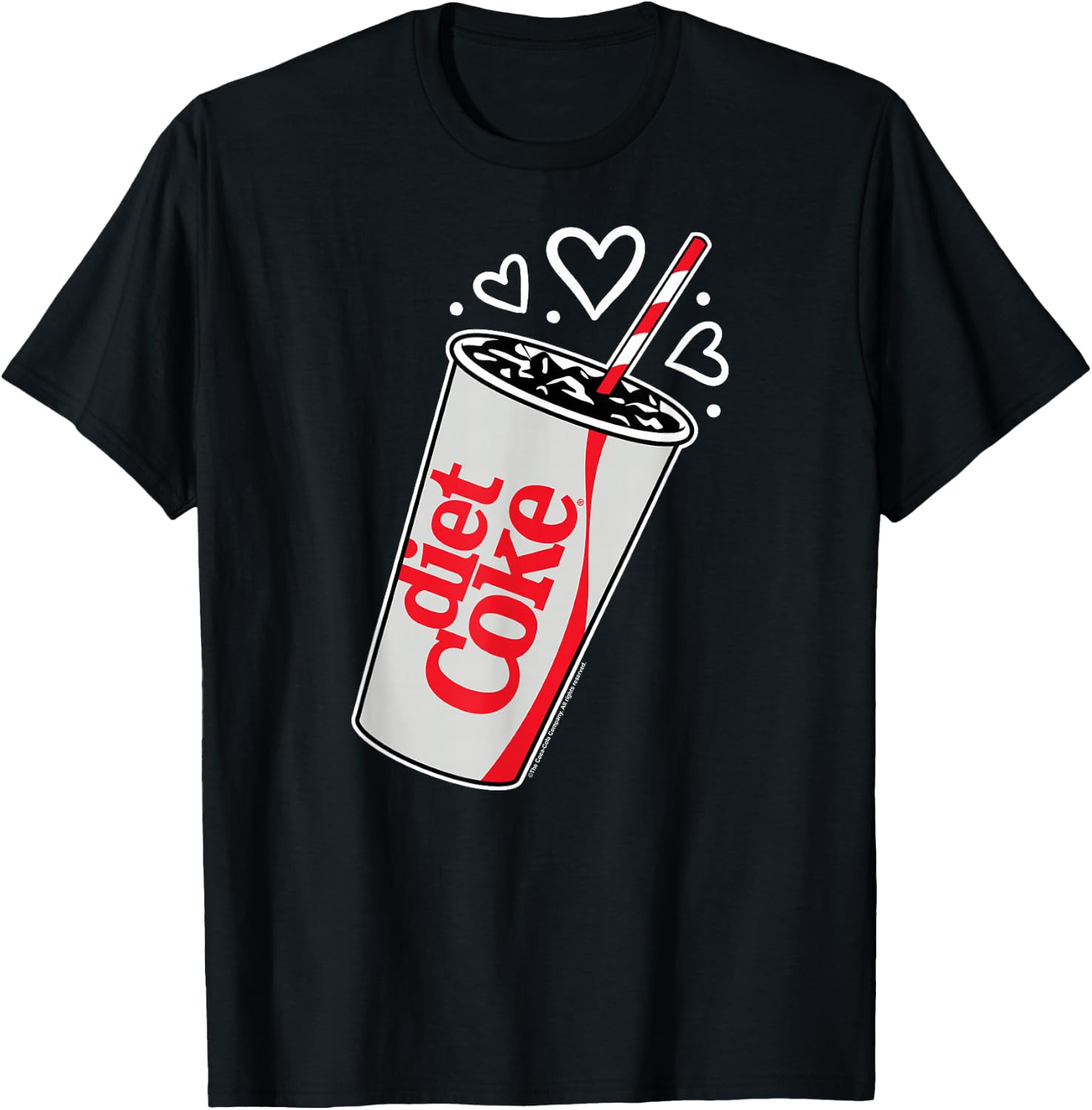 Coca-Cola - Diet Coke Heart Bubbles T-Shirt