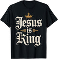 Jesus is King Christian Men T-Shirt